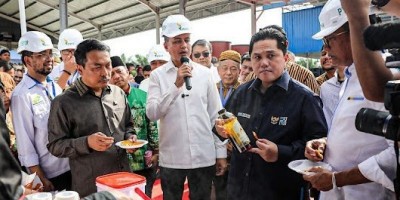 Fasilitasi Produksi Minyak Makan Merah, Erick: BUMN Siap Bantu Penjualan ke Luar Negeri