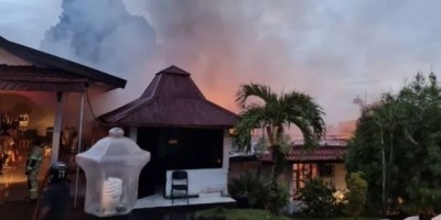 Kebakaran Rumah Dinas Kapolda Papua Diduga Akibat Arus Pendek Listrik