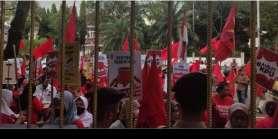 Demo Kantor KPU, DPN SRMI: Jadi Kaki Tangan Kelompok Tertentu